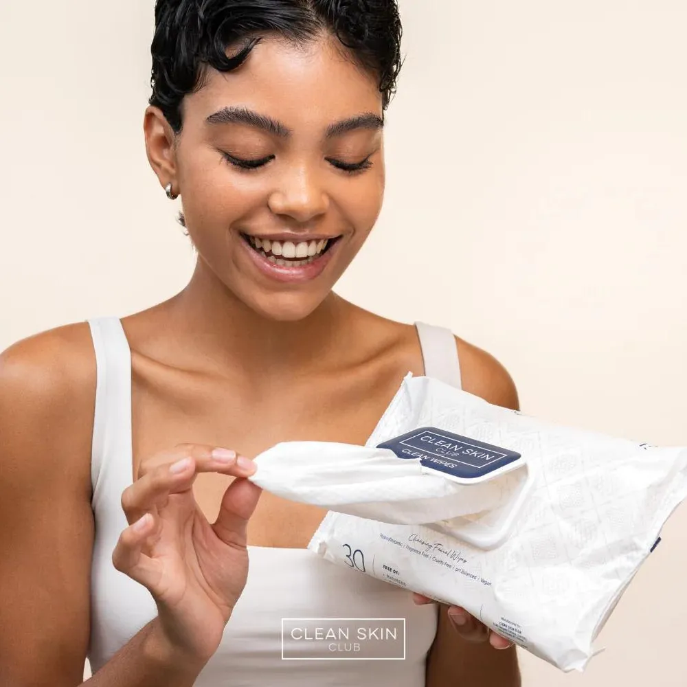 Clean Skin Club Clean Wipes 30pcs