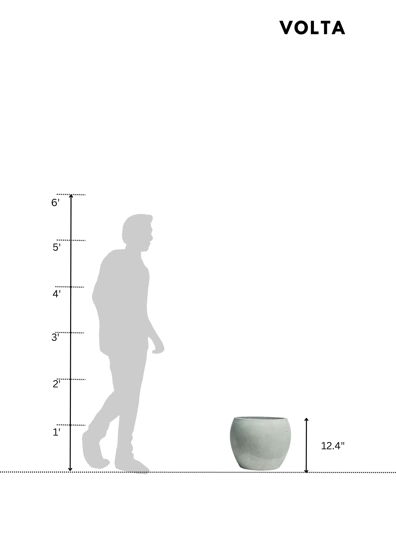 Concrete Planter - Volta