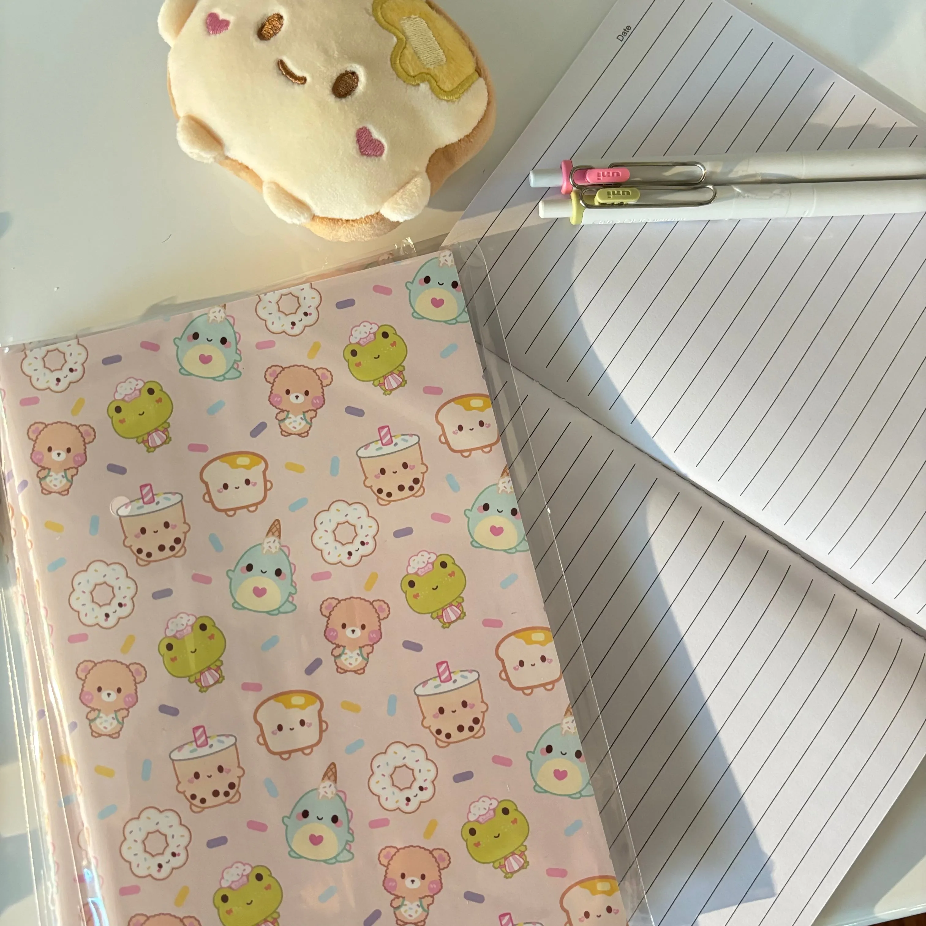 Cute character patterned notebooks