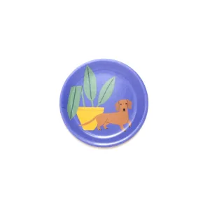 Dachshund Dog Birch Wood Mini Tray