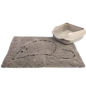Dog Gone Smart Cat Litter Mat Grey