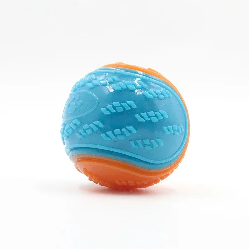 Dog Toys Soft TPR Toys for Dog Pet Teeth Cleaning Bite Resistance Squeaky Dog Ball Toy Dogs Interactive Toys