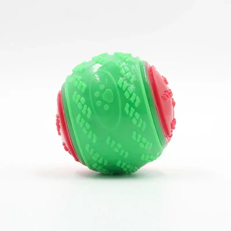 Dog Toys Soft TPR Toys for Dog Pet Teeth Cleaning Bite Resistance Squeaky Dog Ball Toy Dogs Interactive Toys