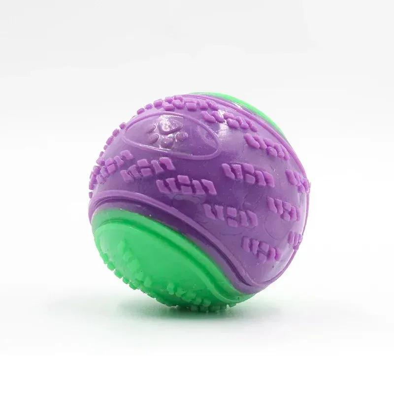 Dog Toys Soft TPR Toys for Dog Pet Teeth Cleaning Bite Resistance Squeaky Dog Ball Toy Dogs Interactive Toys