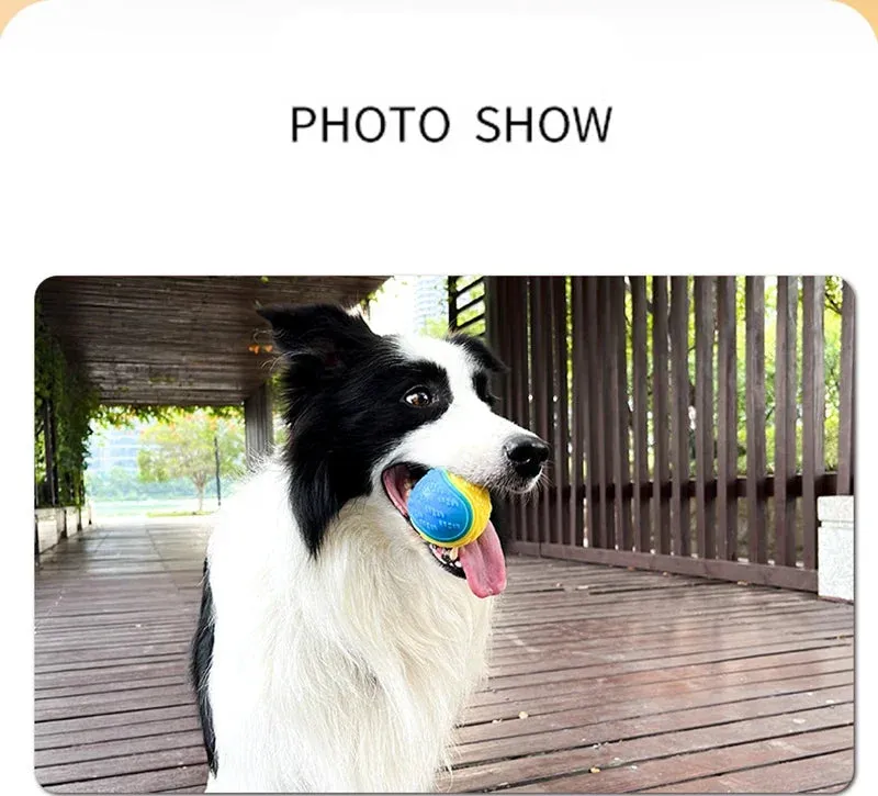 Dog Toys Soft TPR Toys for Dog Pet Teeth Cleaning Bite Resistance Squeaky Dog Ball Toy Dogs Interactive Toys