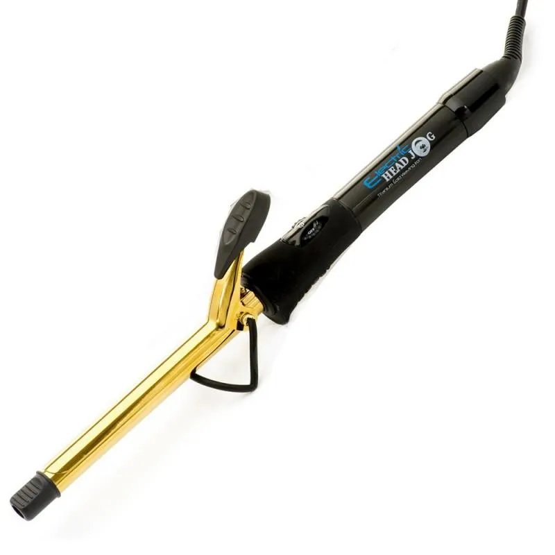 Electric Head Jog Titanium Gold Waving Iron