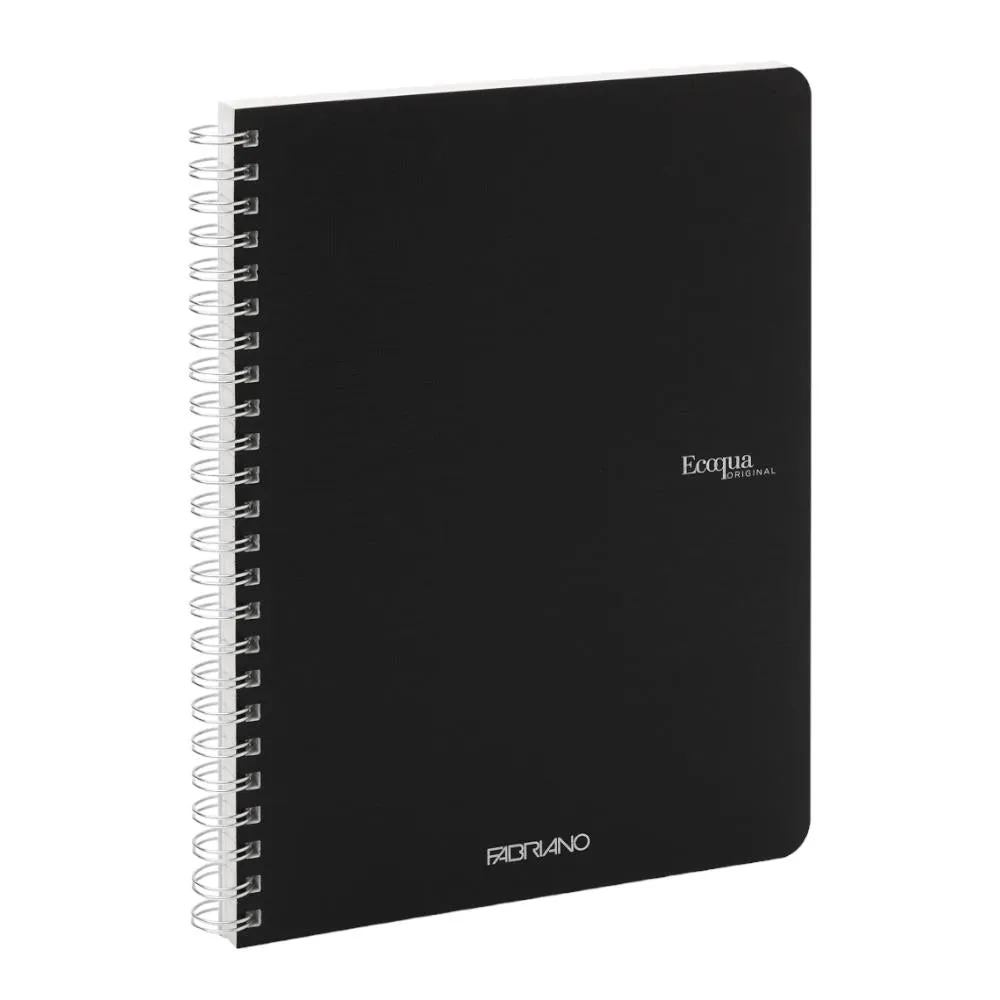 Fabriano EcoQua Spiral Notebooks 70sh - QUAD
