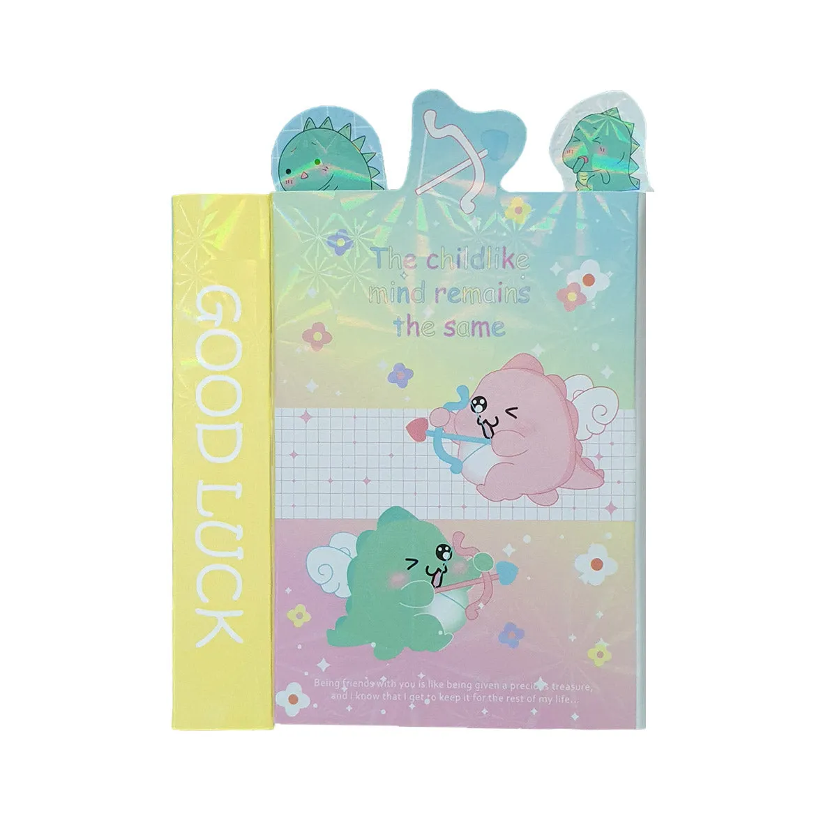 Folding Sticky Notes - Dinosaur