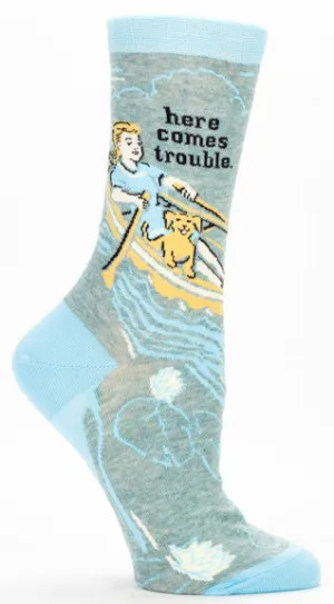 Here Comes Trouble Socks (Women's)