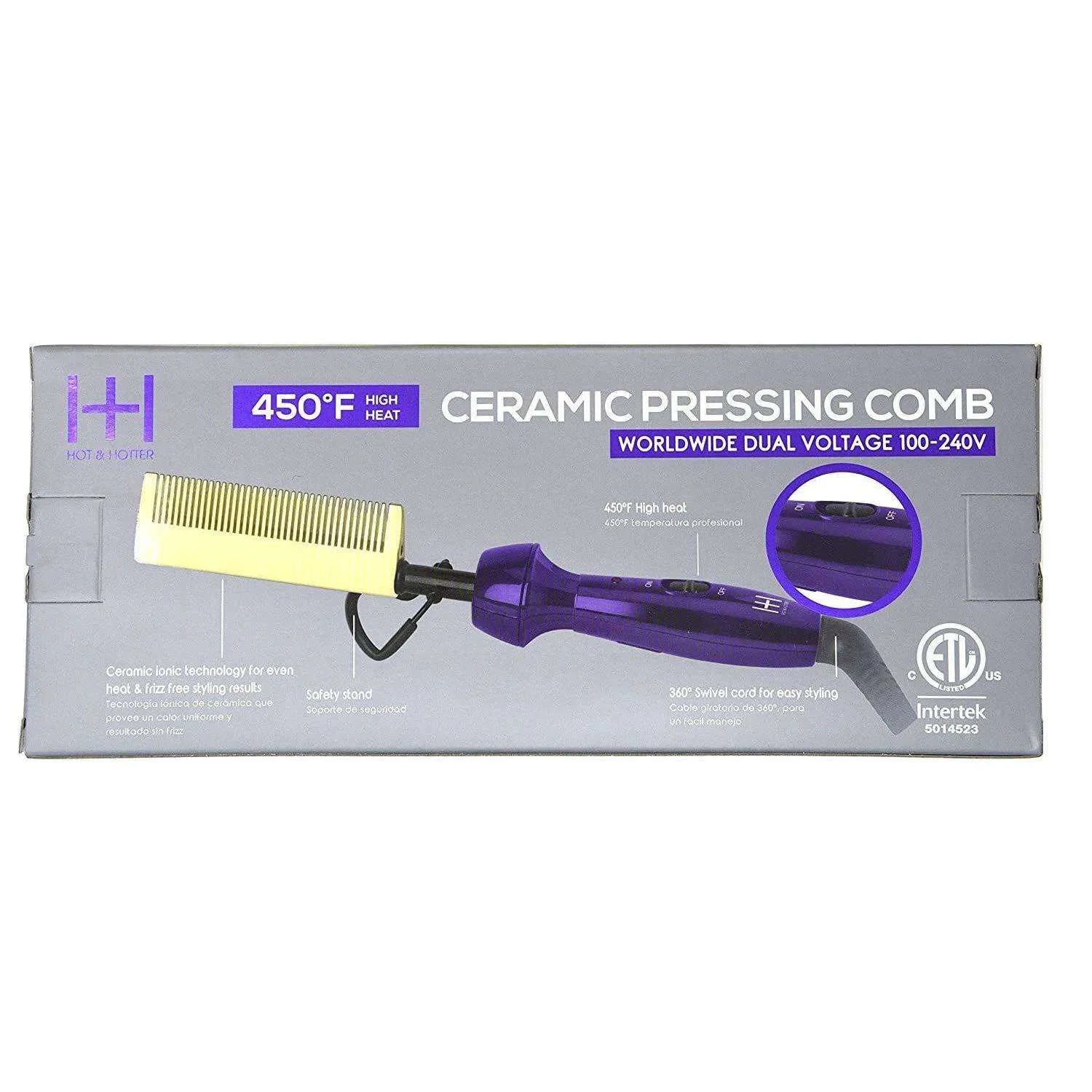 Hot & Hotter Electric Ceramic Pressing Hot Comb