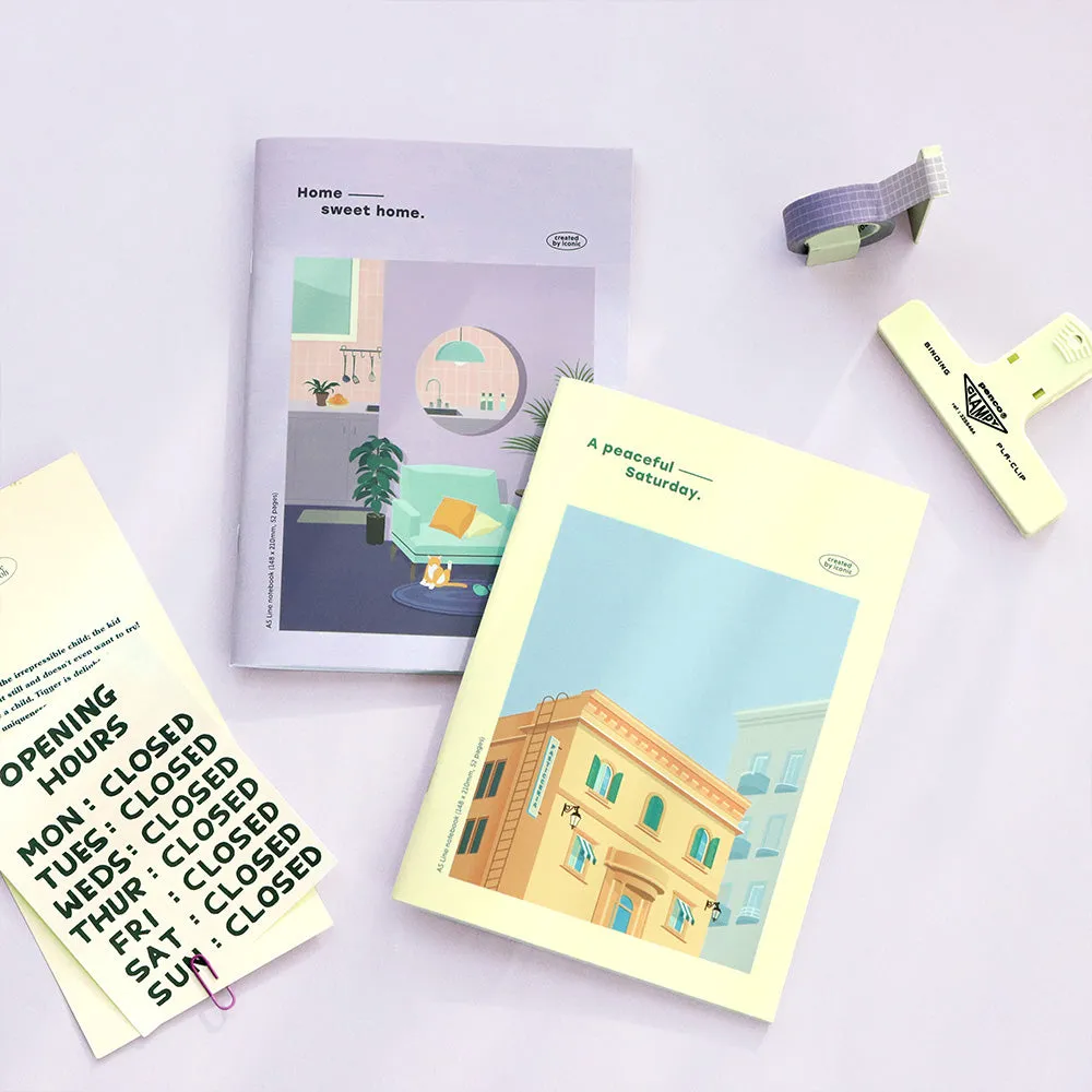 Iconic Haru Line Notebook [A5]