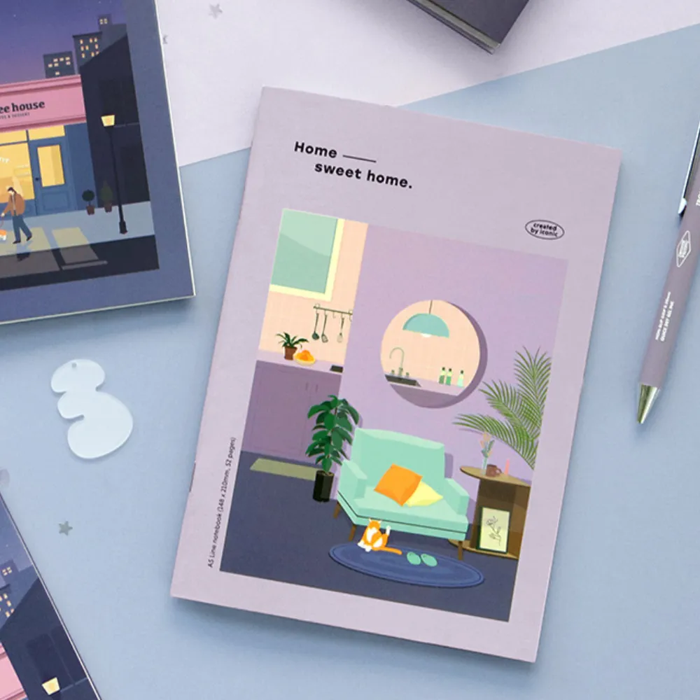 Iconic Haru Line Notebook [A5]