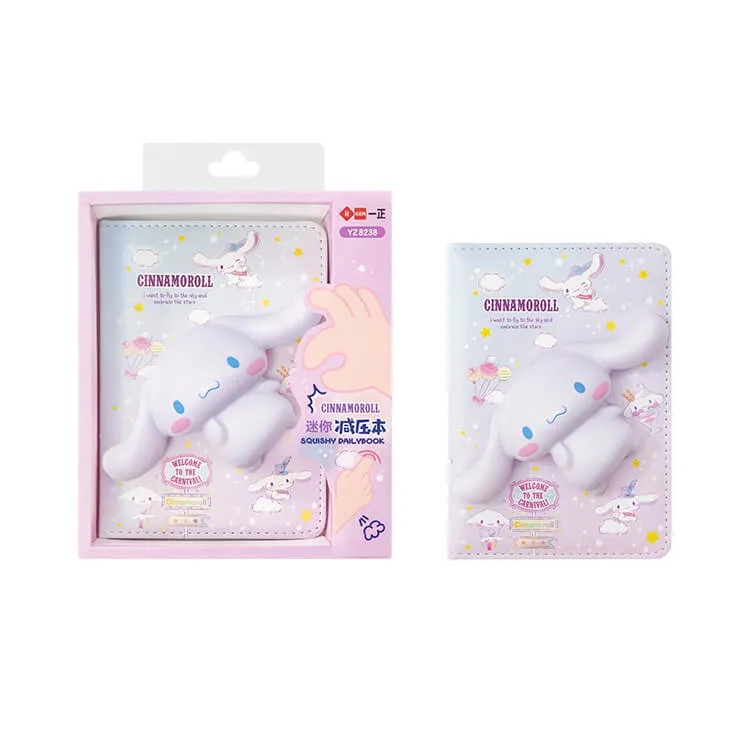 Kawaii Mini Stress Relief Squishy Notebooks