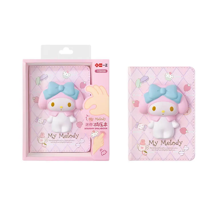 Kawaii Mini Stress Relief Squishy Notebooks