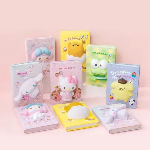 Kawaii Mini Stress Relief Squishy Notebooks