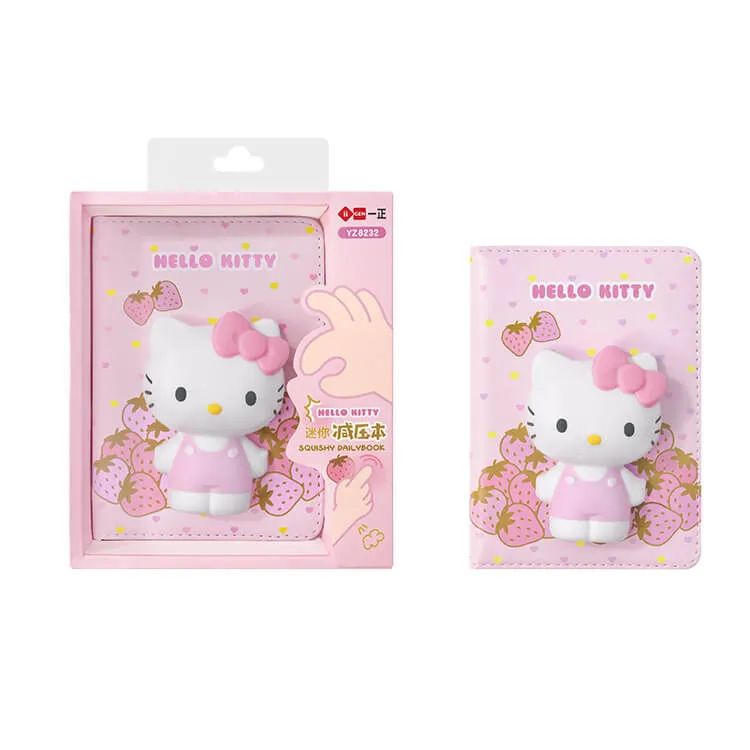Kawaii Mini Stress Relief Squishy Notebooks