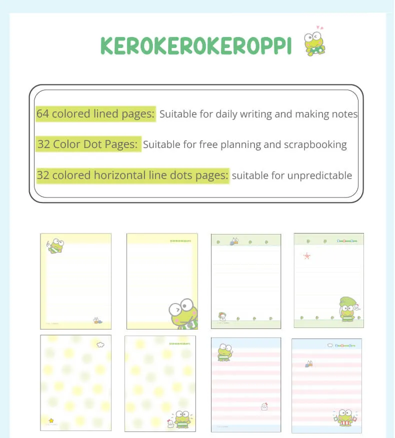 Kawaii Mini Stress Relief Squishy Notebooks