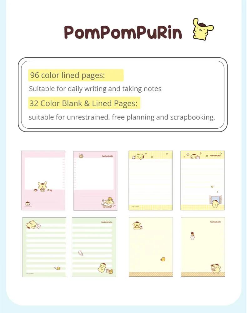 Kawaii Mini Stress Relief Squishy Notebooks