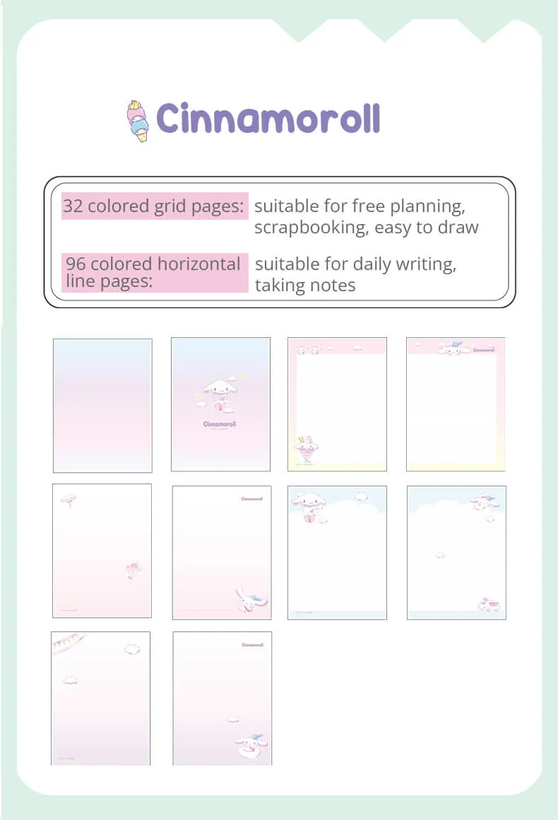 Kawaii Mini Stress Relief Squishy Notebooks