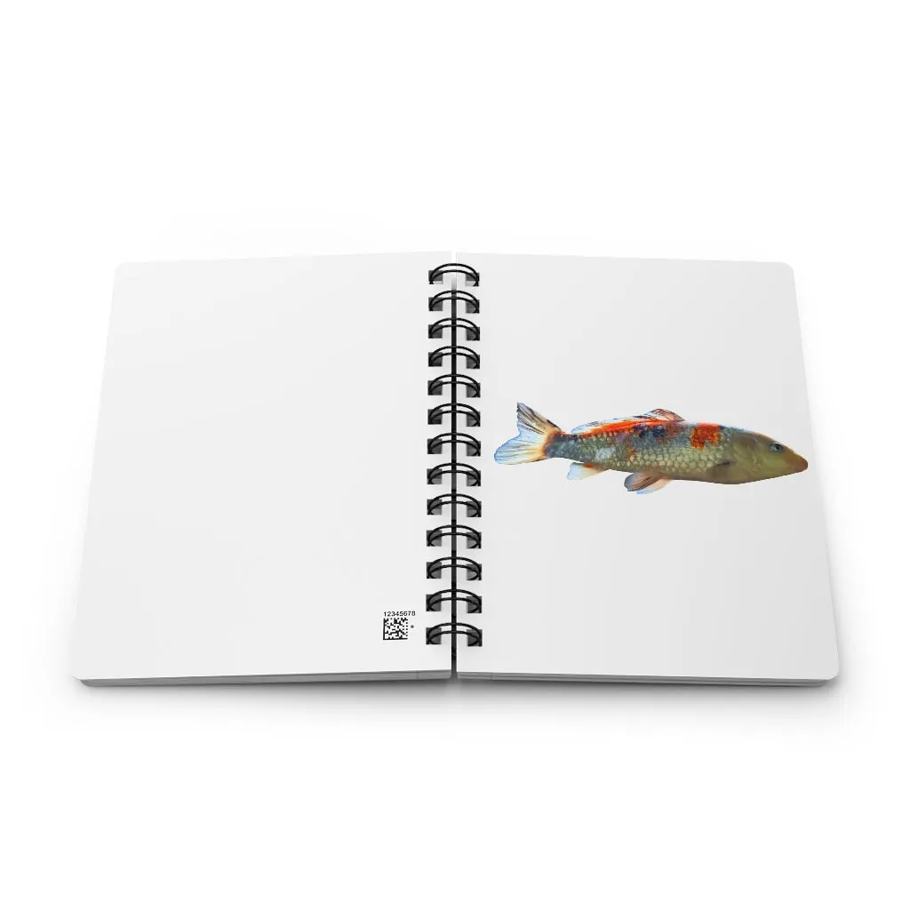 Koi Fish Spiral Bound Journal