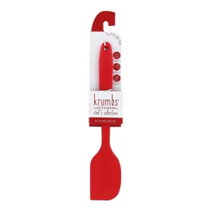 Krumbs Kitchen Chef's Collection Silicone Spatula, Red