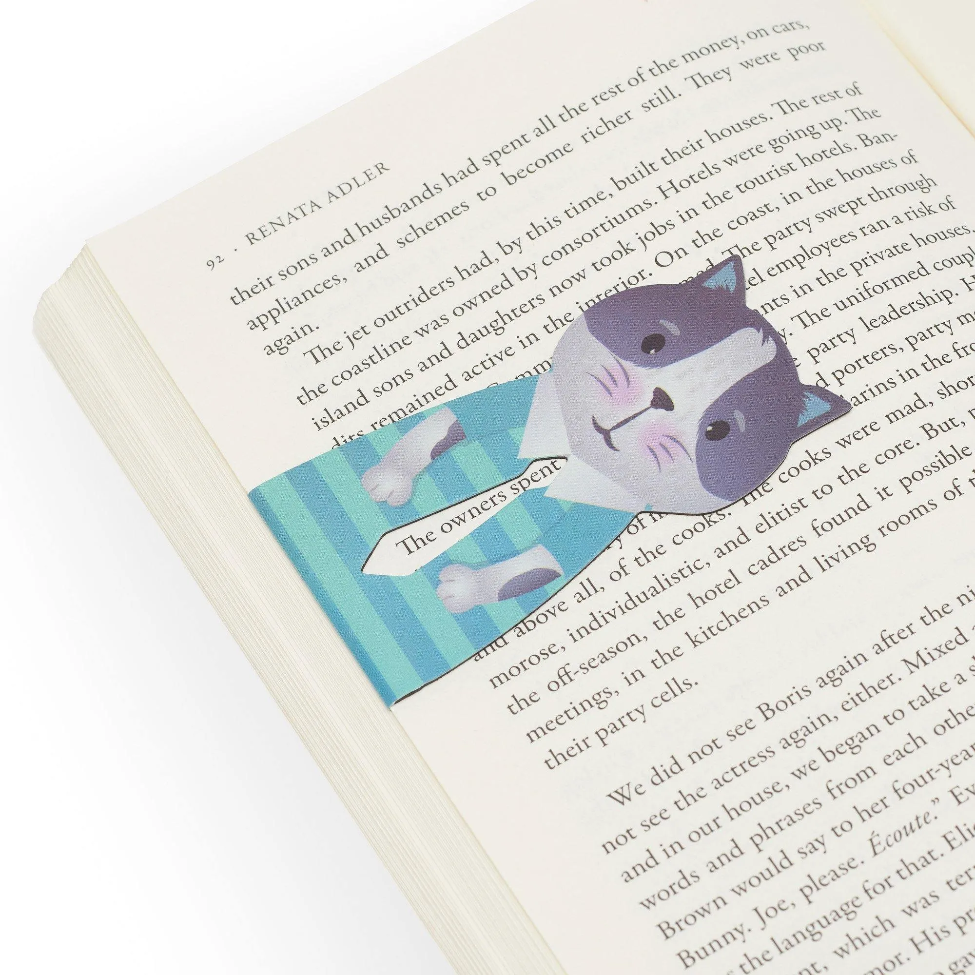 Linemarker Set of 2 Magnetic Bookmark (Cats)