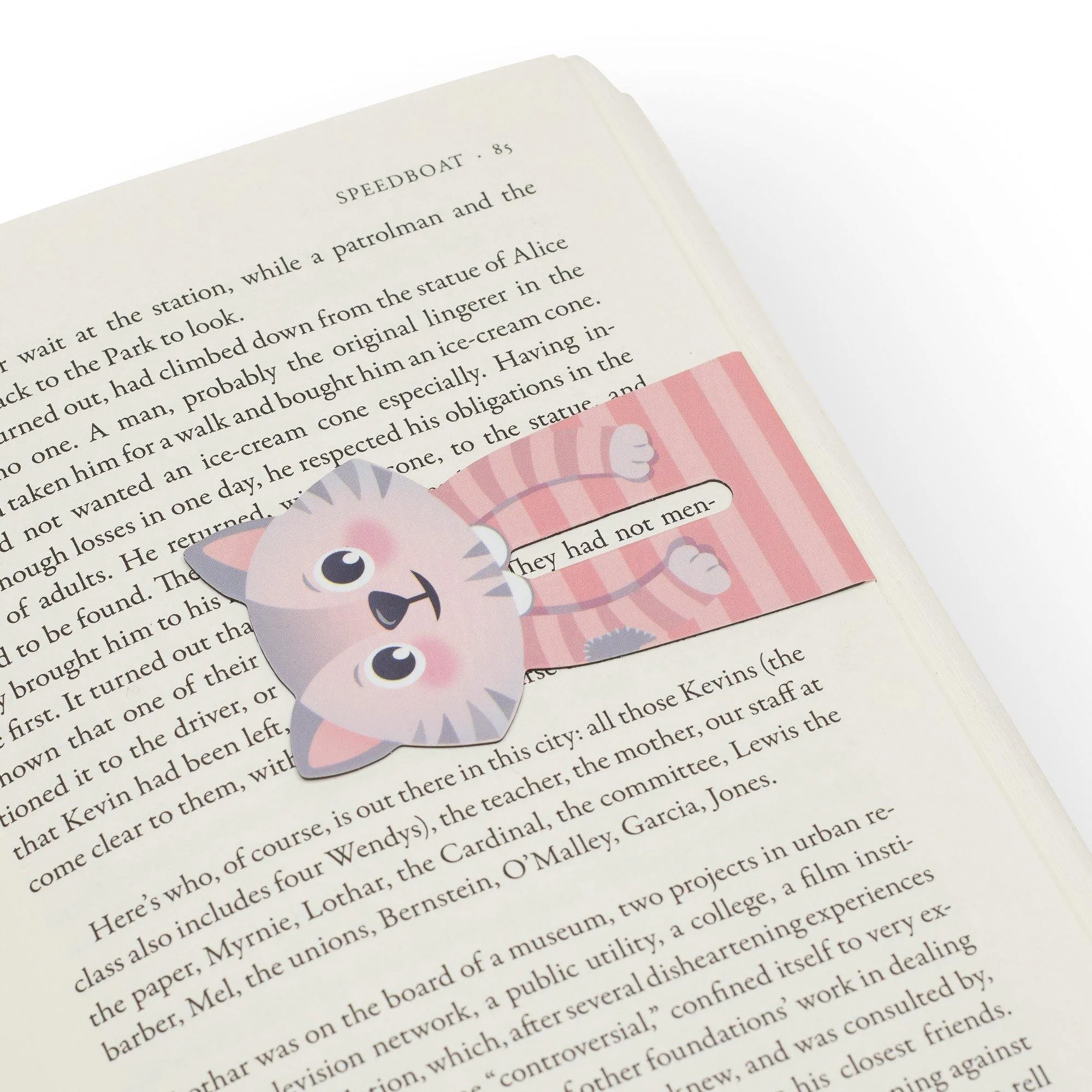 Linemarker Set of 2 Magnetic Bookmark (Cats)