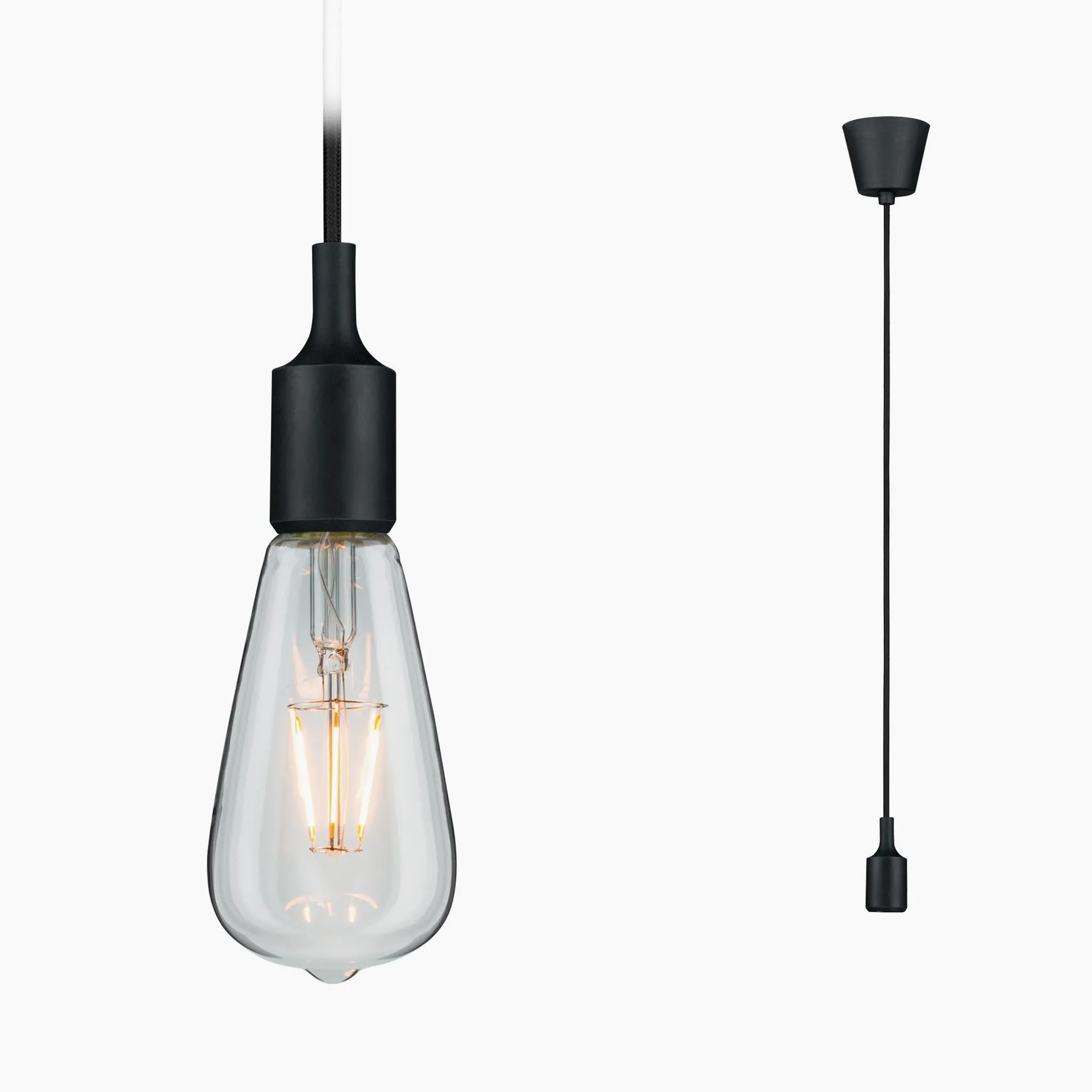 Neordic Ketil 20W Dimmable Pendant Light in Black