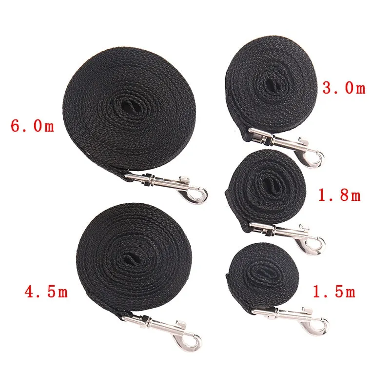 Pet Dog Leash Nylon Leash For Small Medium Dogs Cats Puppy Walking Running Leashes Lead Pet Supplies-1.5M 1.8M 3M 4.5M 6M Length