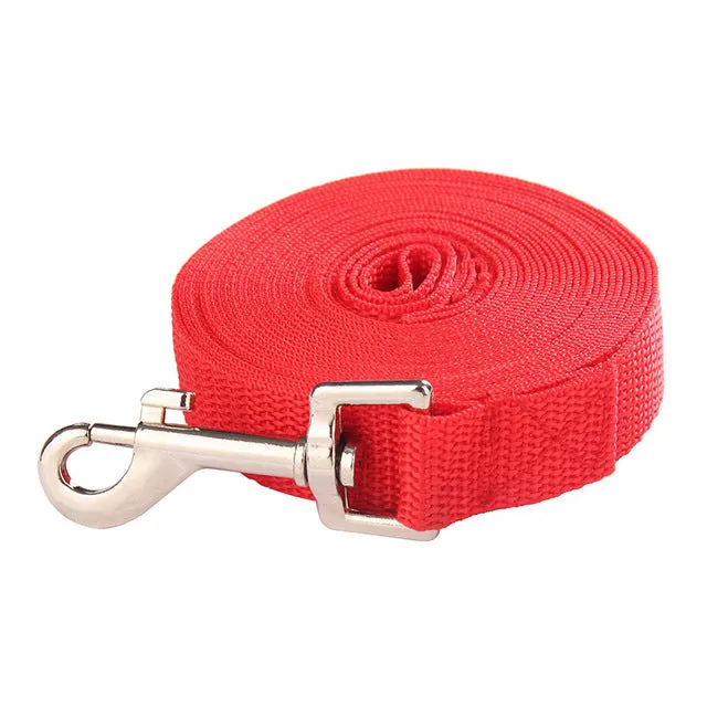 Pet Dog Leash Nylon Leash For Small Medium Dogs Cats Puppy Walking Running Leashes Lead Pet Supplies-1.5M 1.8M 3M 4.5M 6M Length