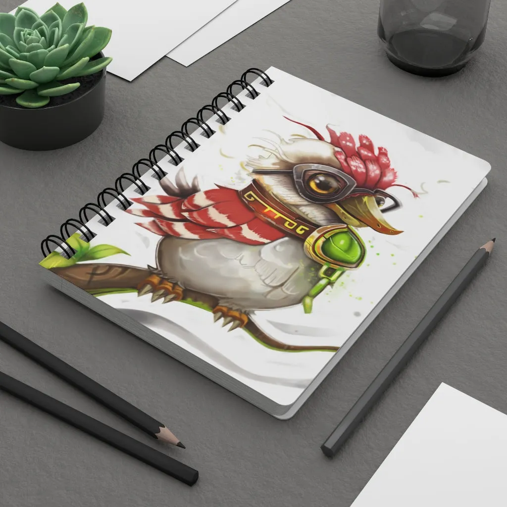 Pete the Sweet Little Bird Spiral Bound Journal