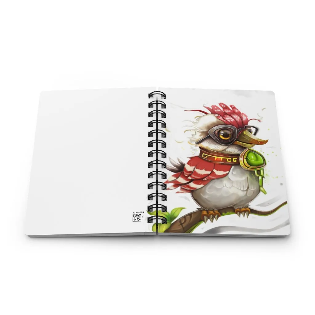 Pete the Sweet Little Bird Spiral Bound Journal