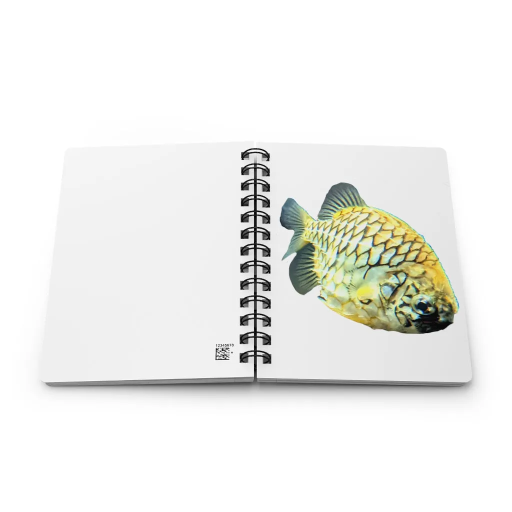 Pineapple Fish Spiral Bound Journal
