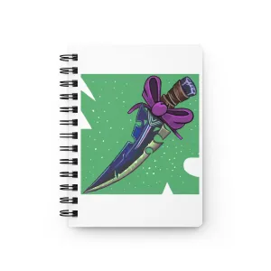 Pink Ribbon and Sword Spiral Bound Journal