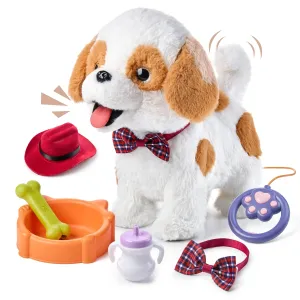 Plush Barking Dog Toy for Kids DIY and Interaction
