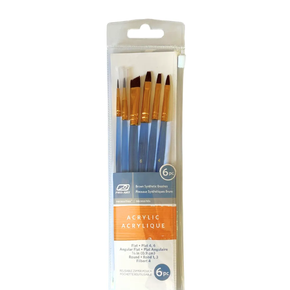 Pro Art Acrylic Brush Set
