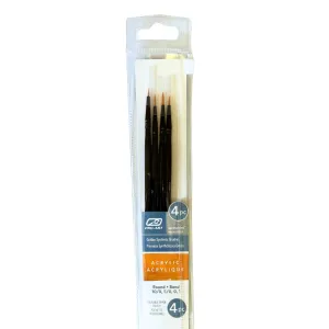 Pro Art Acrylic Brush Set