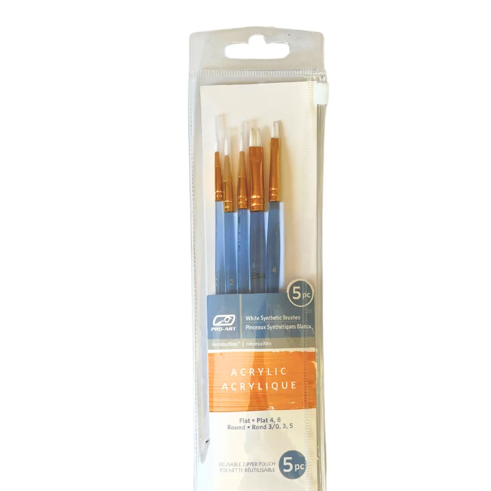Pro Art Acrylic Brush Set