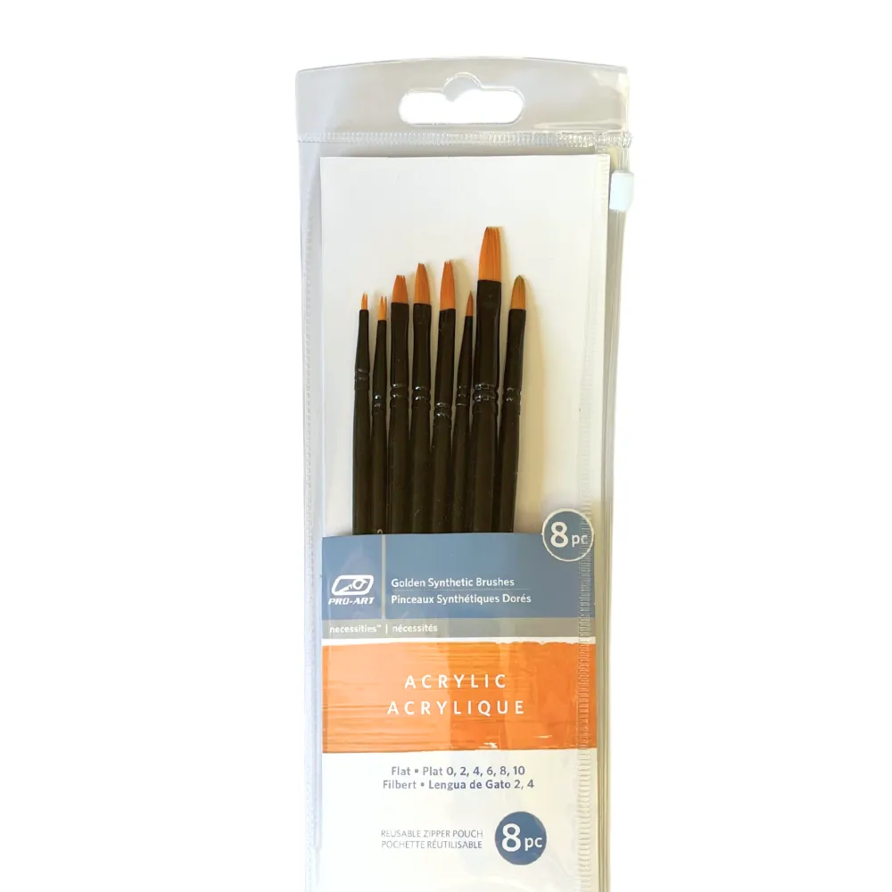 Pro Art Acrylic Brush Set