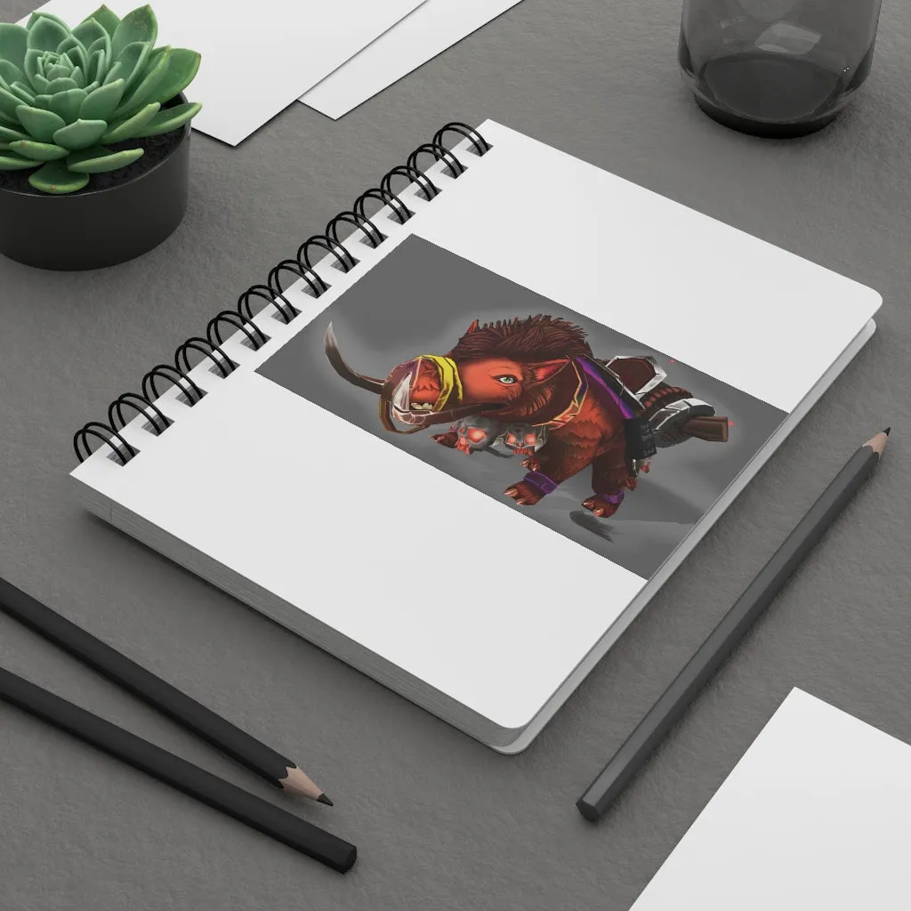 Spam the Death Mount Spiral Bound Journal