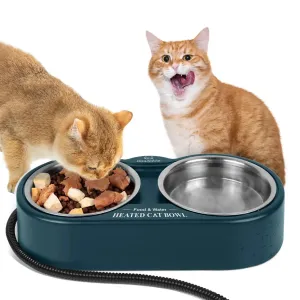 Stainless Steel Heated Pet Bowl