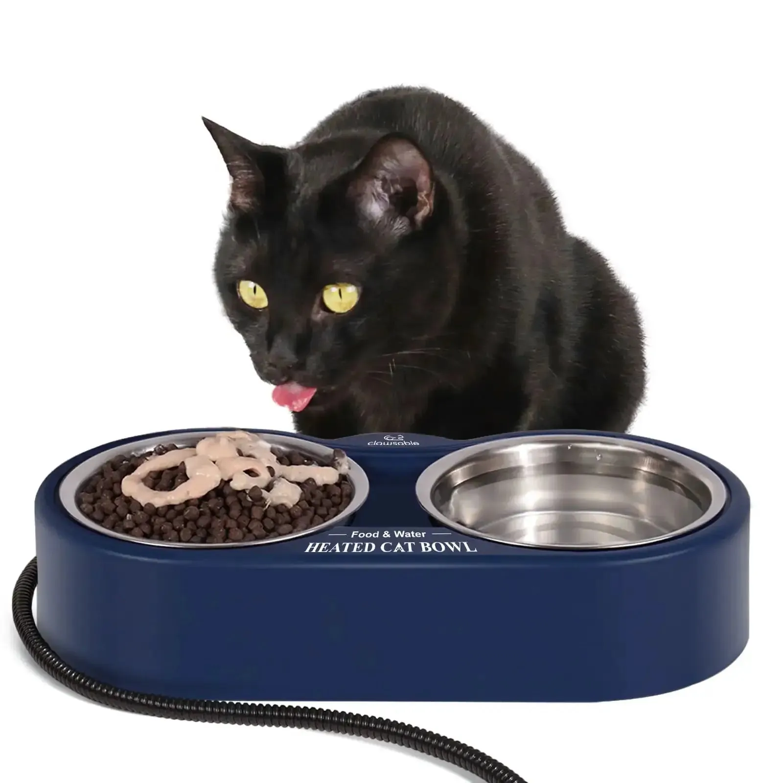 Stainless Steel Heated Pet Bowl
