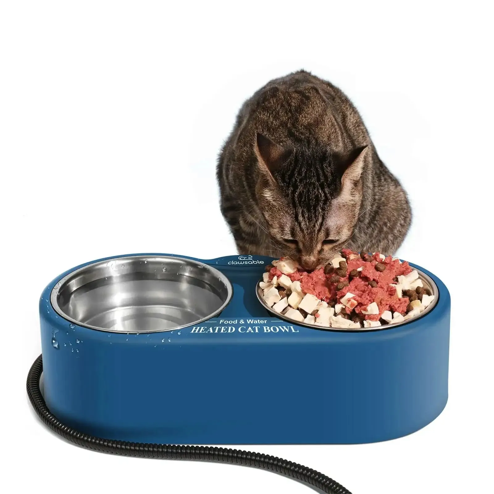 Stainless Steel Heated Pet Bowl