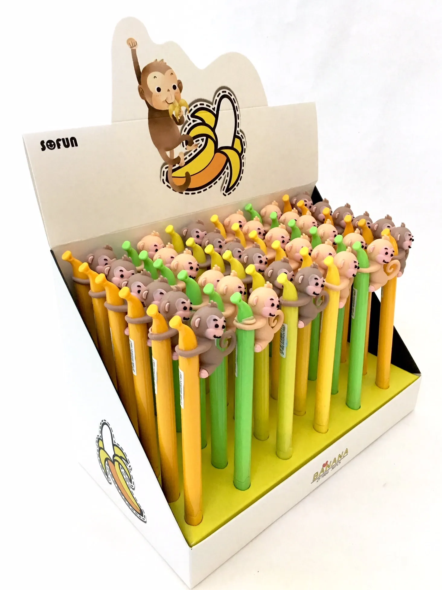 X 222272 MONKEY BANANA GEL PEN-DISCONTINUED