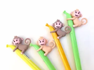 X 222272 MONKEY BANANA GEL PEN-DISCONTINUED