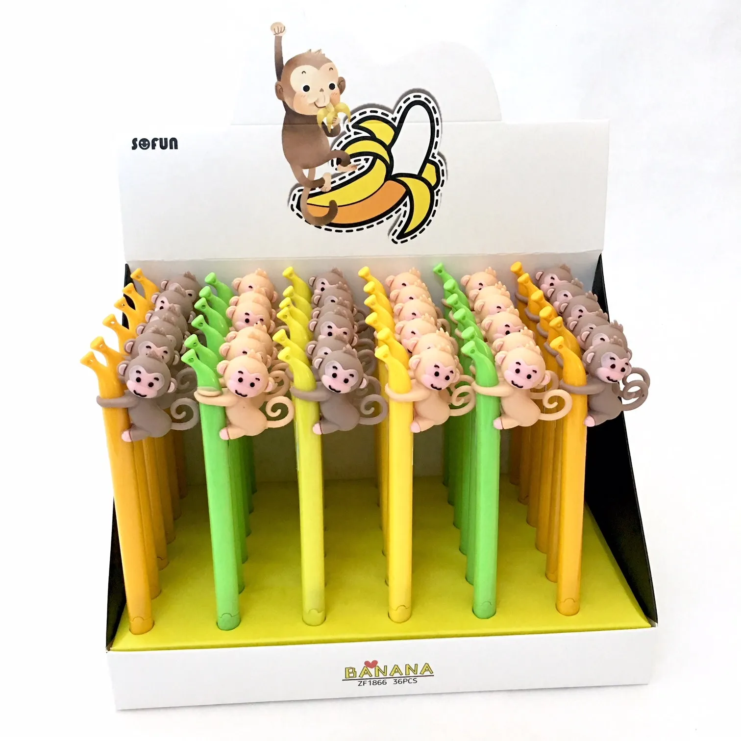 X 222272 MONKEY BANANA GEL PEN-DISCONTINUED