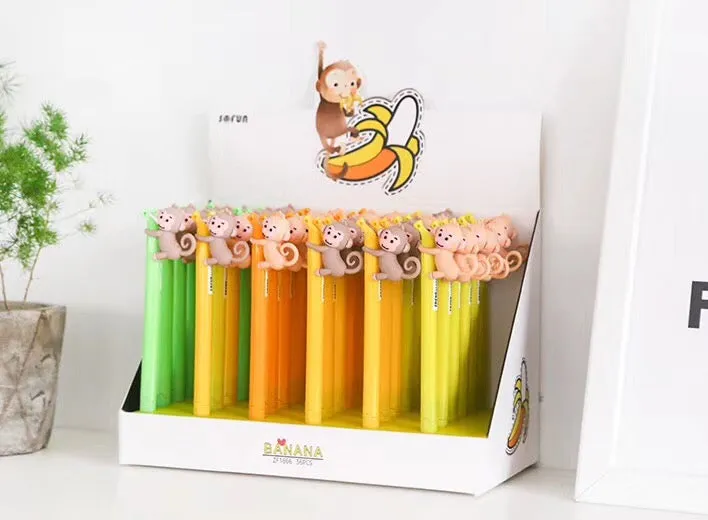 X 222272 MONKEY BANANA GEL PEN-DISCONTINUED