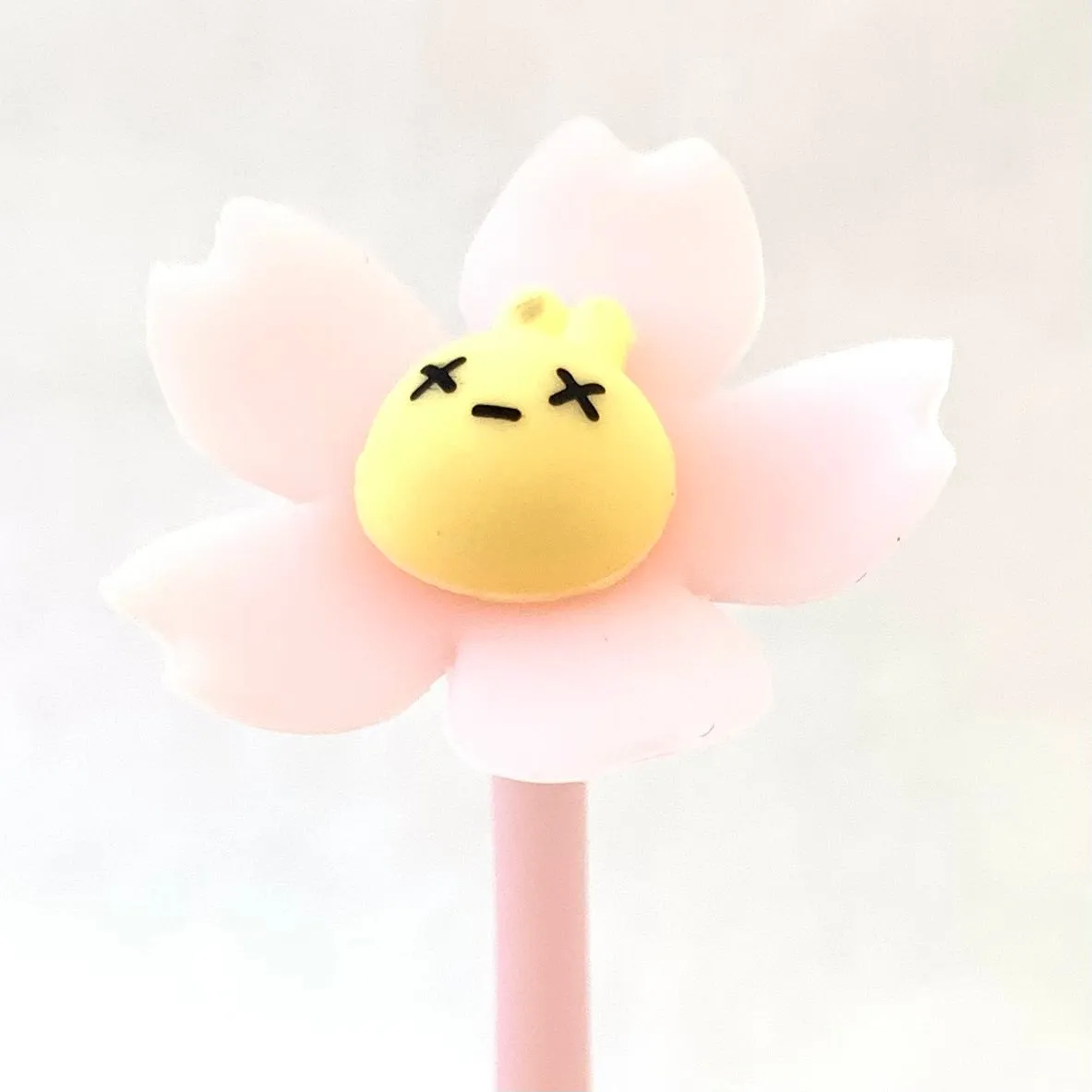 X 22419 SAKURA RABBIT FLOWER WIGGLE GEL PEN-DISCONTINUED