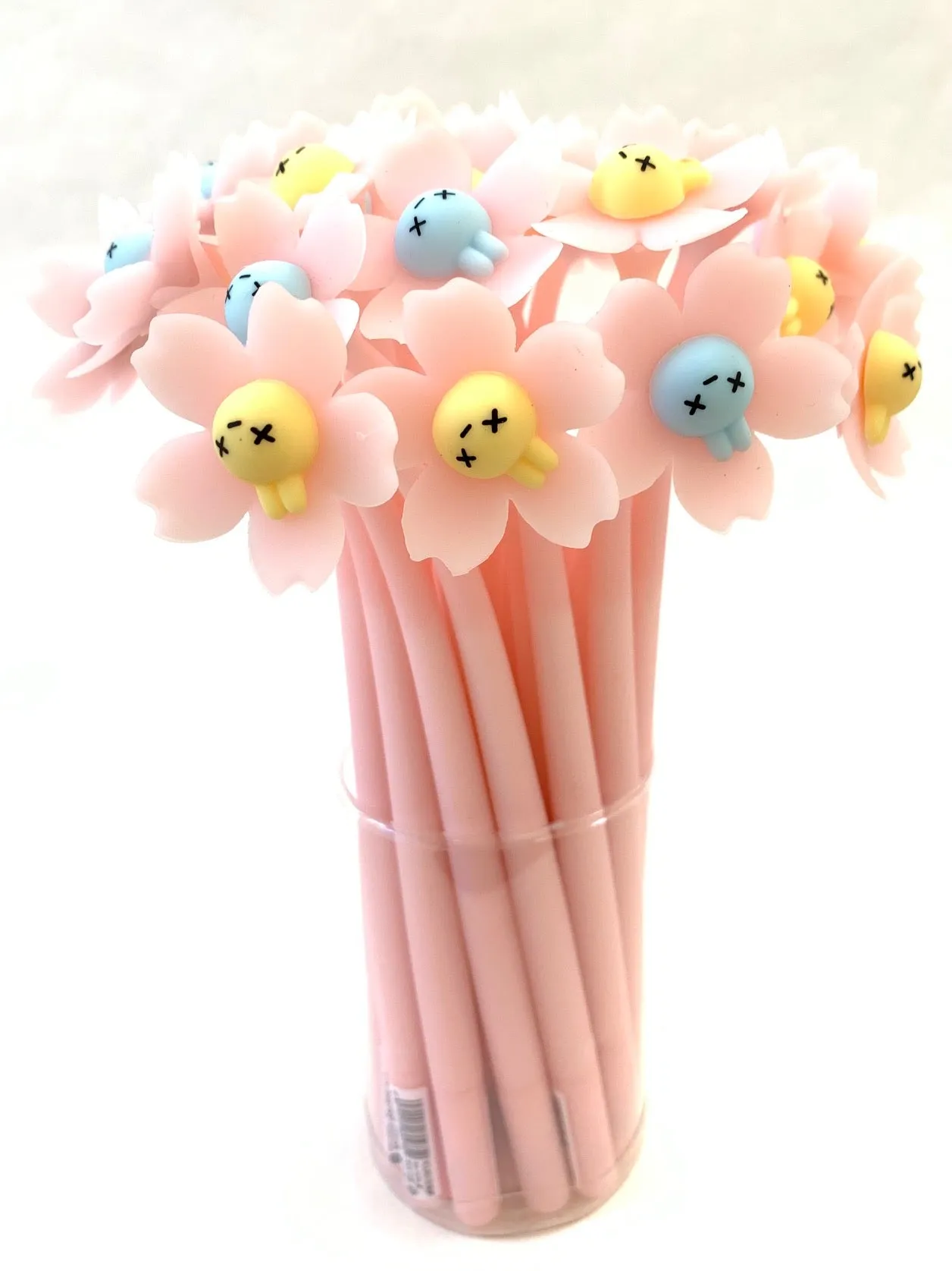 X 22419 SAKURA RABBIT FLOWER WIGGLE GEL PEN-DISCONTINUED