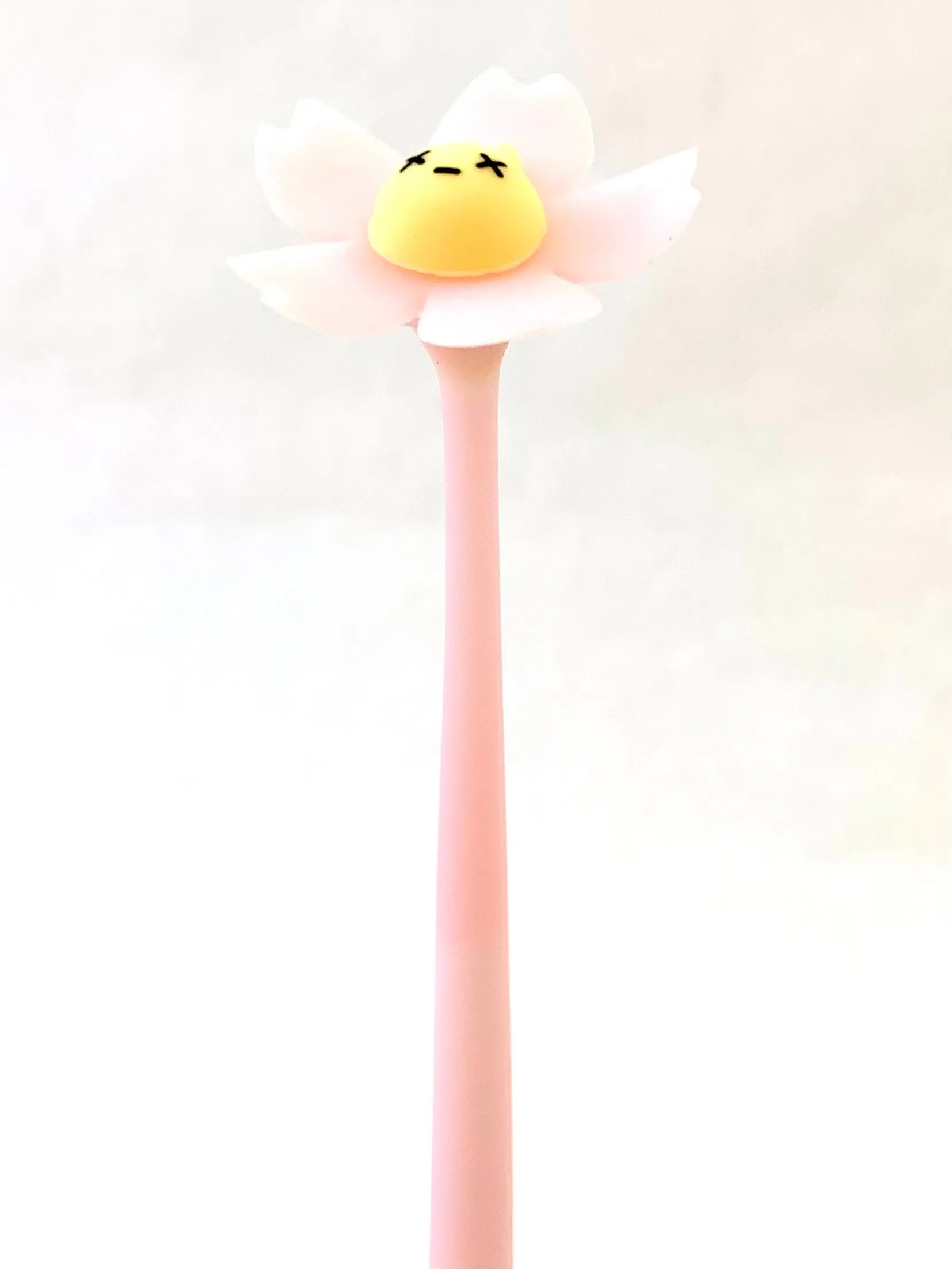 X 22419 SAKURA RABBIT FLOWER WIGGLE GEL PEN-DISCONTINUED